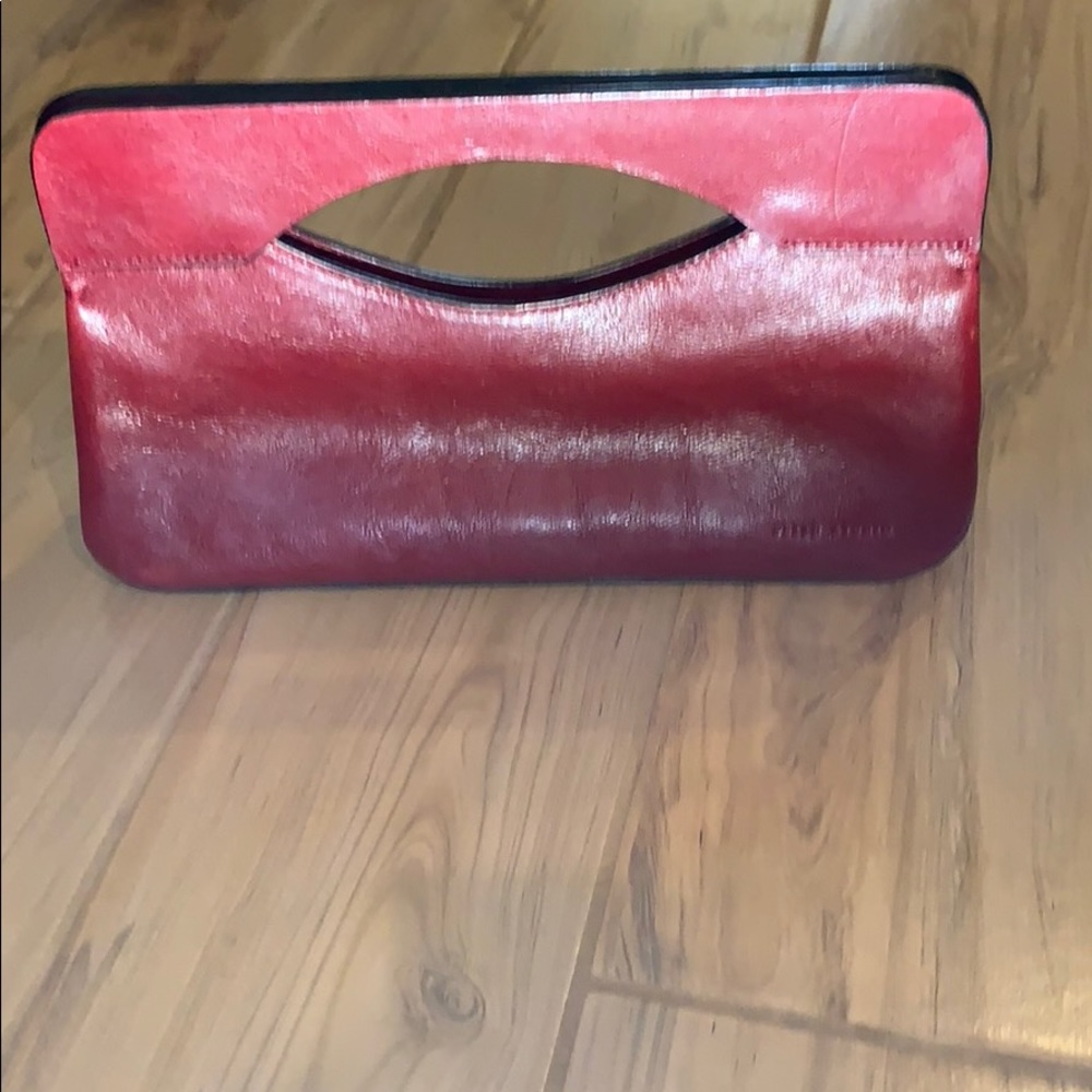 Vintage Wilson Pelle studio red leather purse